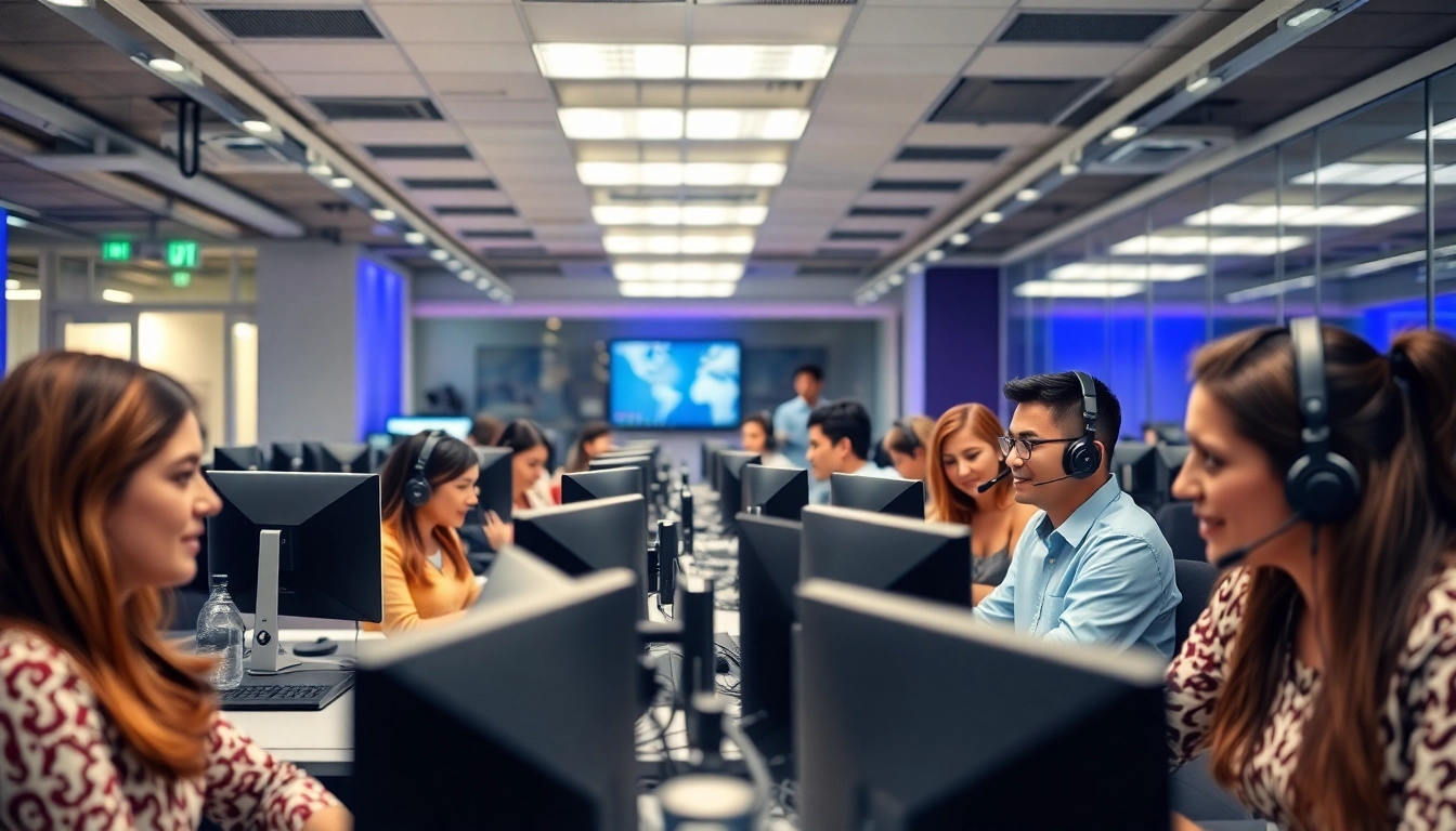 Engaged agents working in Tijuana call centers, demonstrating professionalism and communication skills.