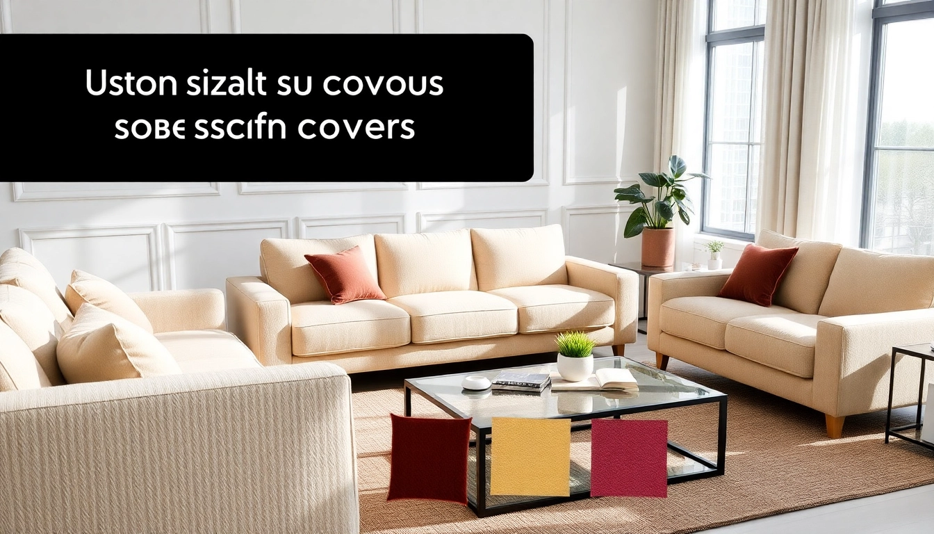 Transform your furniture with stylish covers from La Maison des housses, showcasing unique textures and colors.