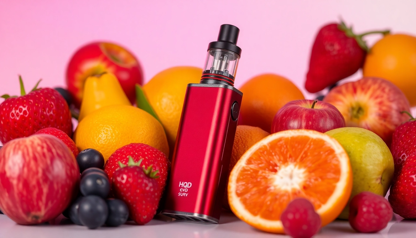 Buy HQD Surv vape for an enjoyable experience with various flavors and 600 puffs.