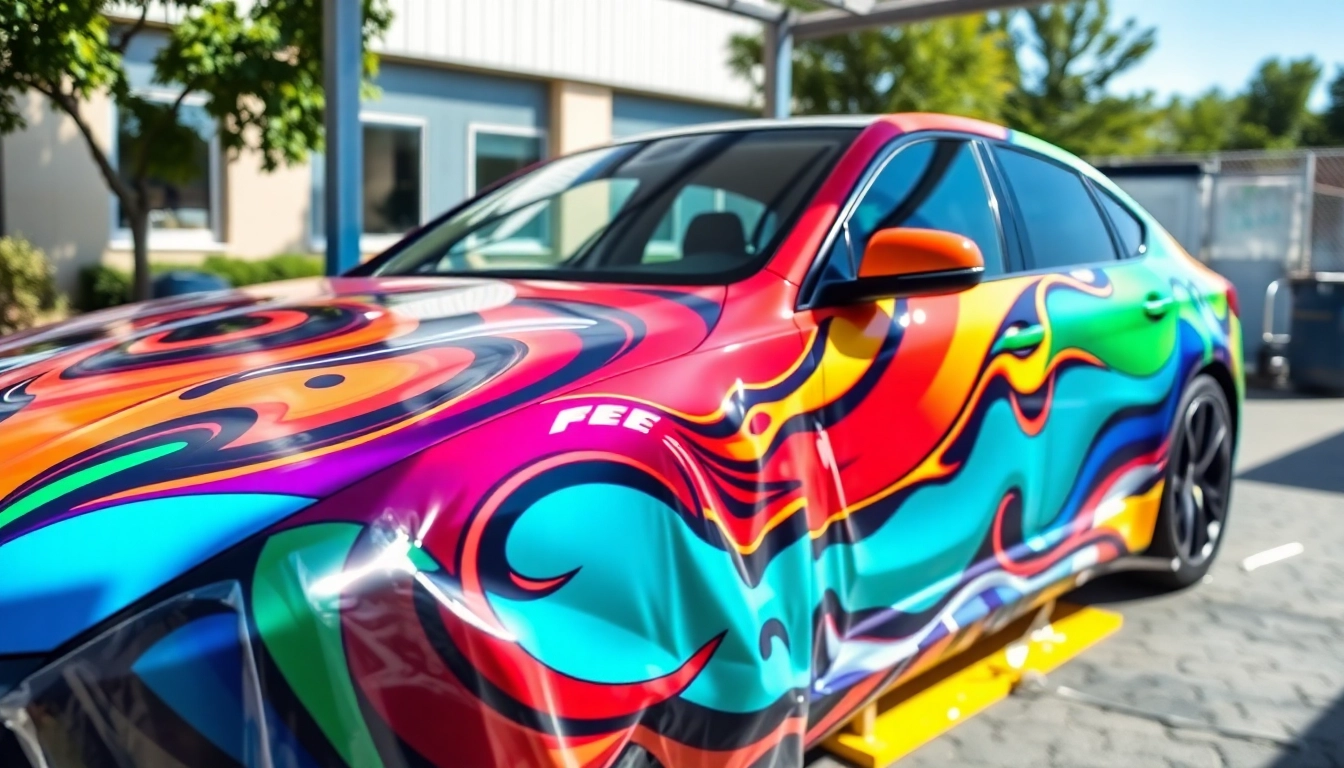 Enhance your vehicle's appearance with Custom Car Wrap Services, showcasing unique vinyl designs and professional installation.