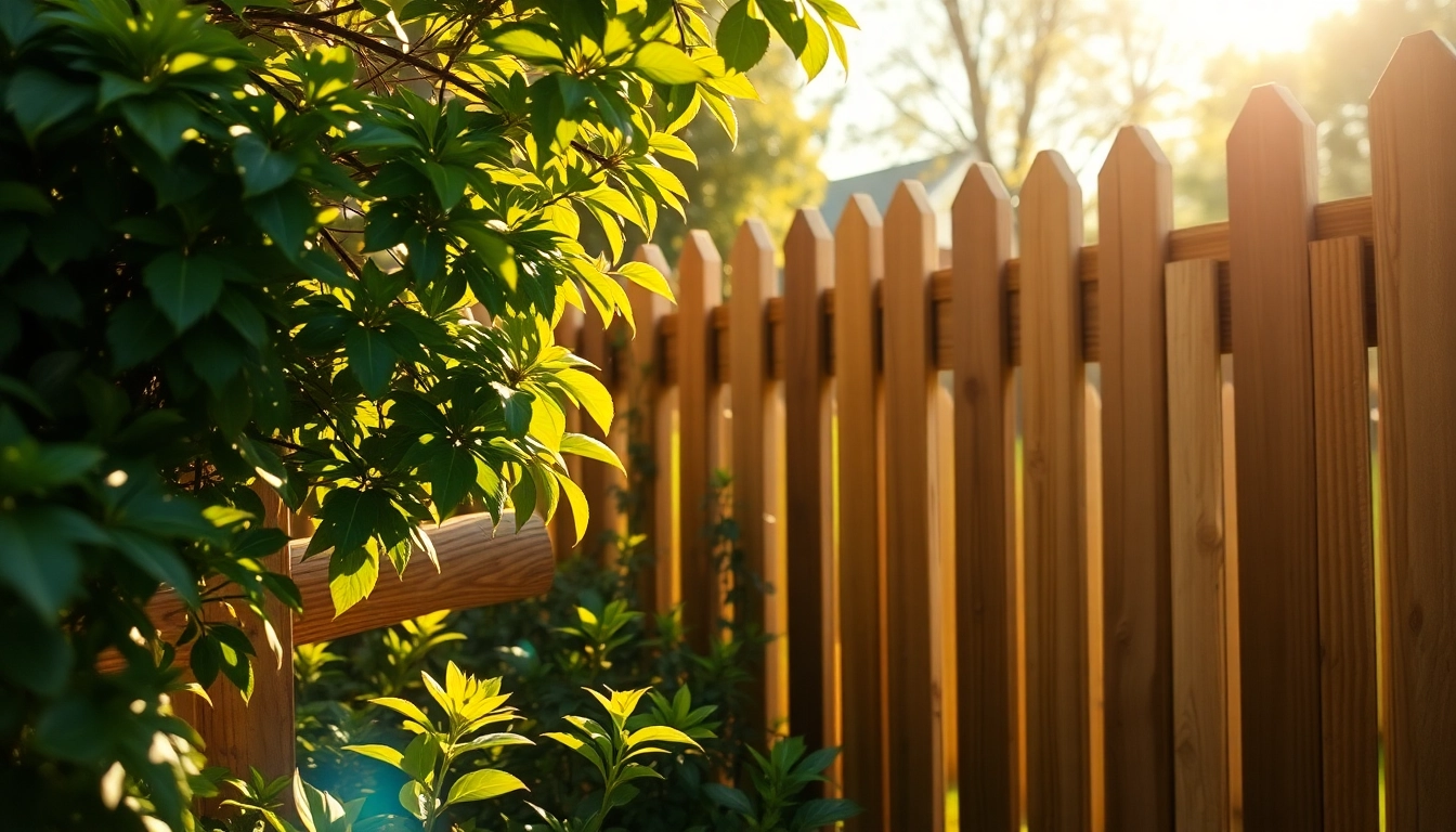 High-quality installation by fencing companies Manchester highlighting craftsmanship in a sunny garden.