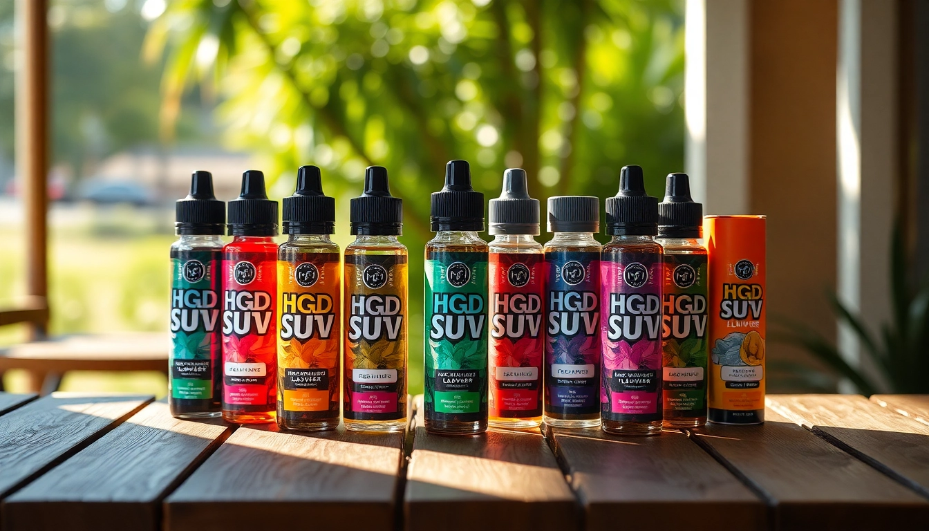 Discover HQD Surv kaufen with a vibrant display of flavored vapes that entice the senses.