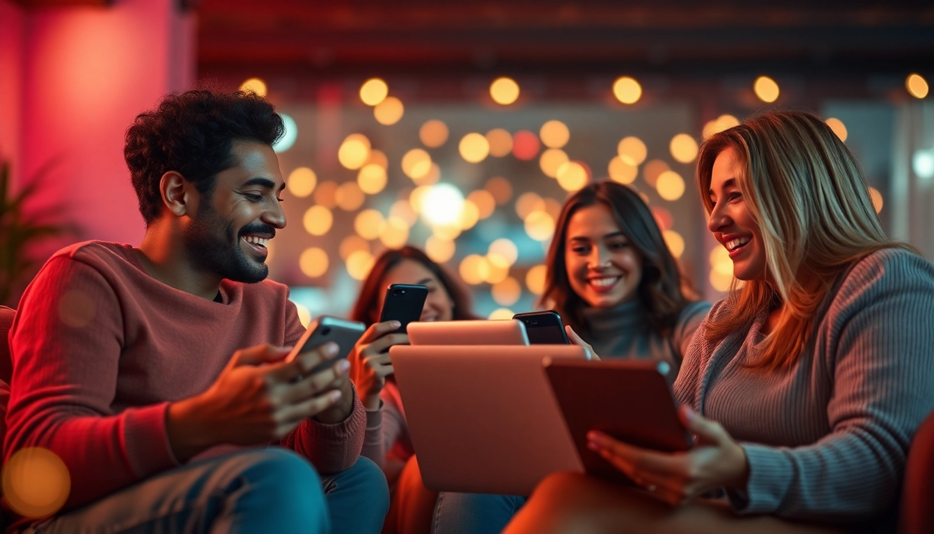 Engage in vibrant sex chat conversations with diverse adults in a lively digital setting.