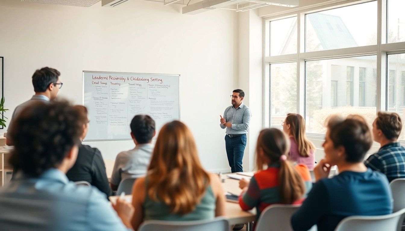 Highlighting level 5 diploma in leadership and management for residential childcare answers in a dynamic training setting.