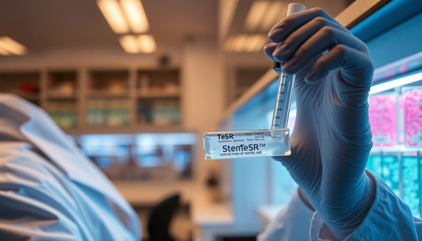 Using TeSR™ media effectively all check in laboratory procedures for stem cell culture.