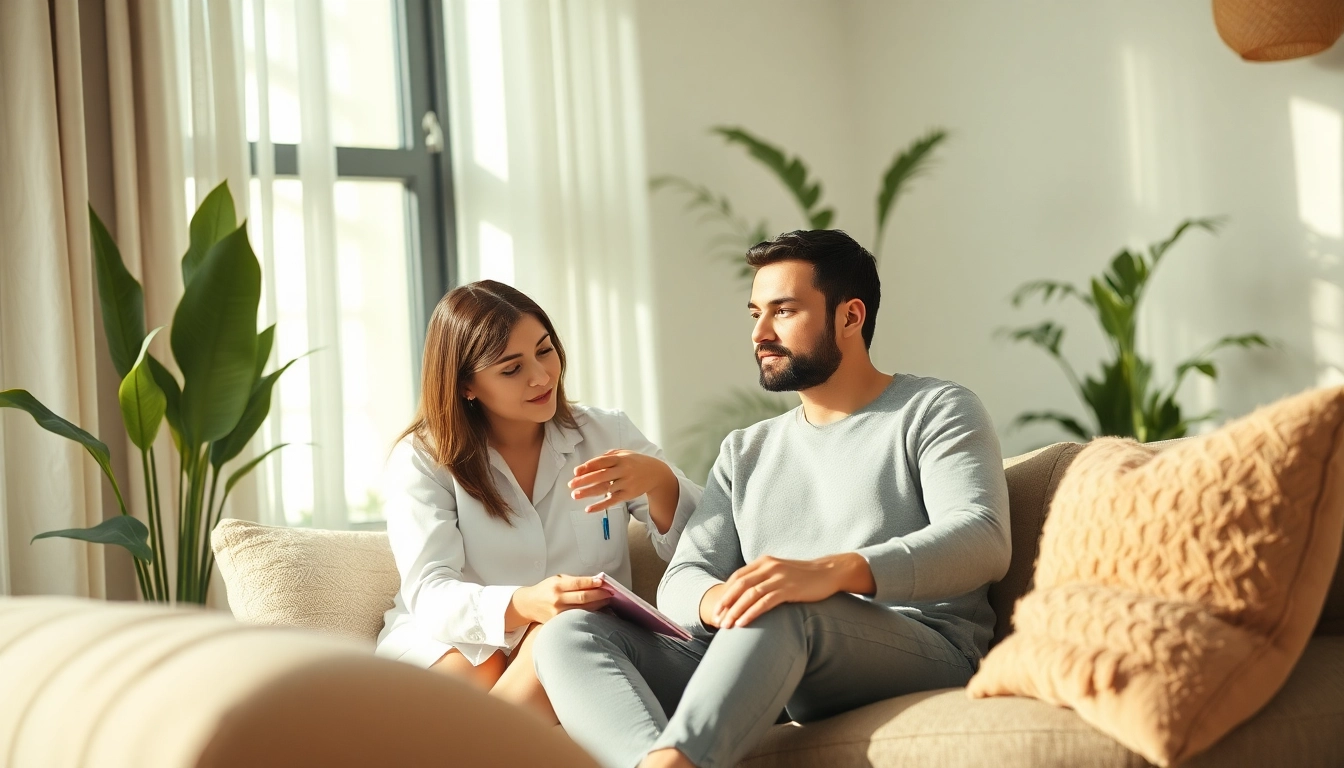 Guidance in dealing with anxiety during a professional therapy session.