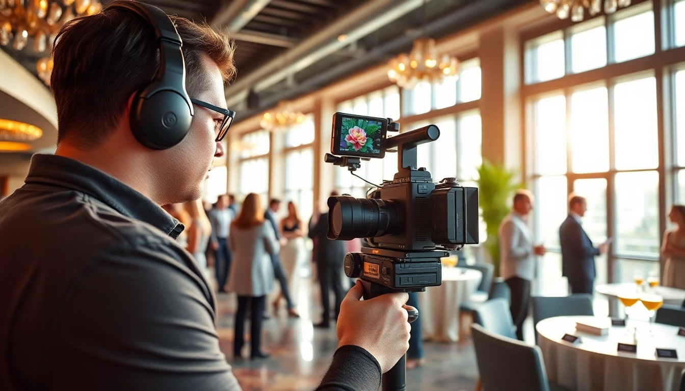 Capture Miami Corporate Event Videography Photography showcasing a professional videographer at work.