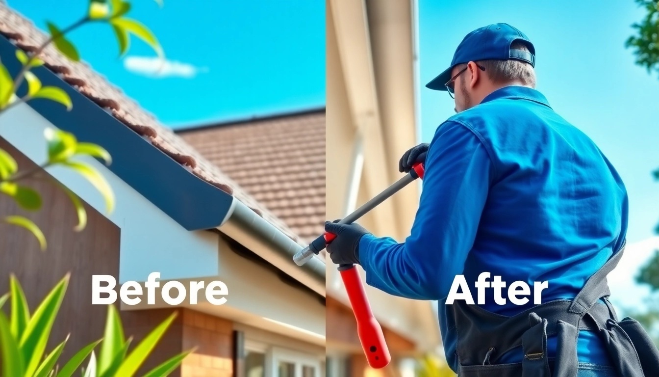 Cleaning roof gutters in Arnhem with expert tools for efficient dakgoot schoonmaken arnhem.