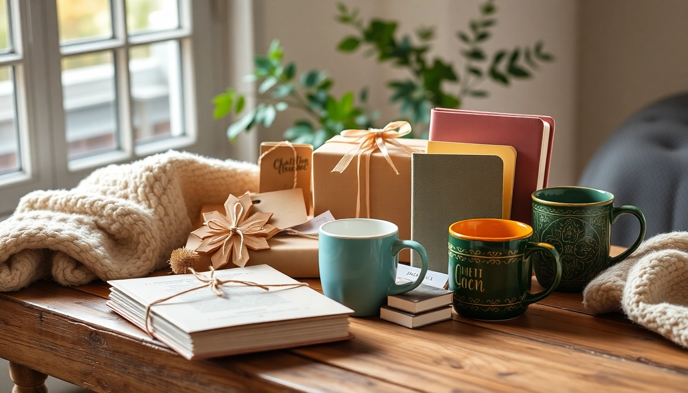 Explore an array of exquisite Christian gifts artfully displayed for cozy gift-giving inspiration.