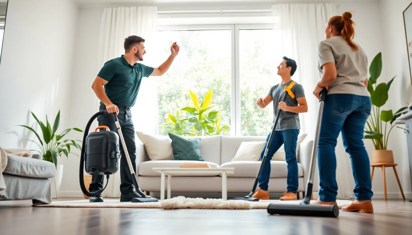 Bond cleaning Logan team effectively cleaning a bright, modern home environment.