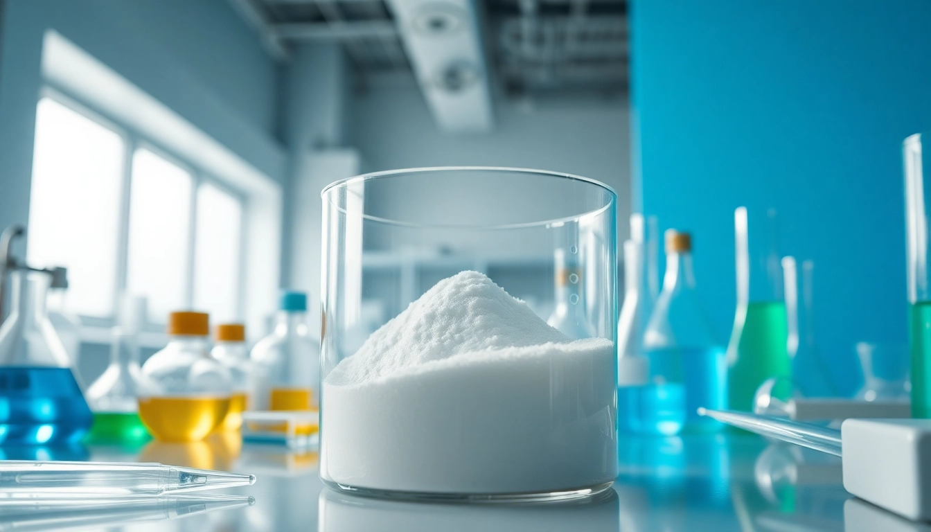 Analyze Methyl Hydroxyethyl Cellulose within a scientific setting featuring lab equipment.