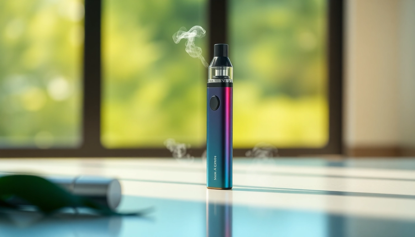 Showcasing the NEXA Ultra 50000 Puffs disposable vape device with sleek design and vibrant colors.